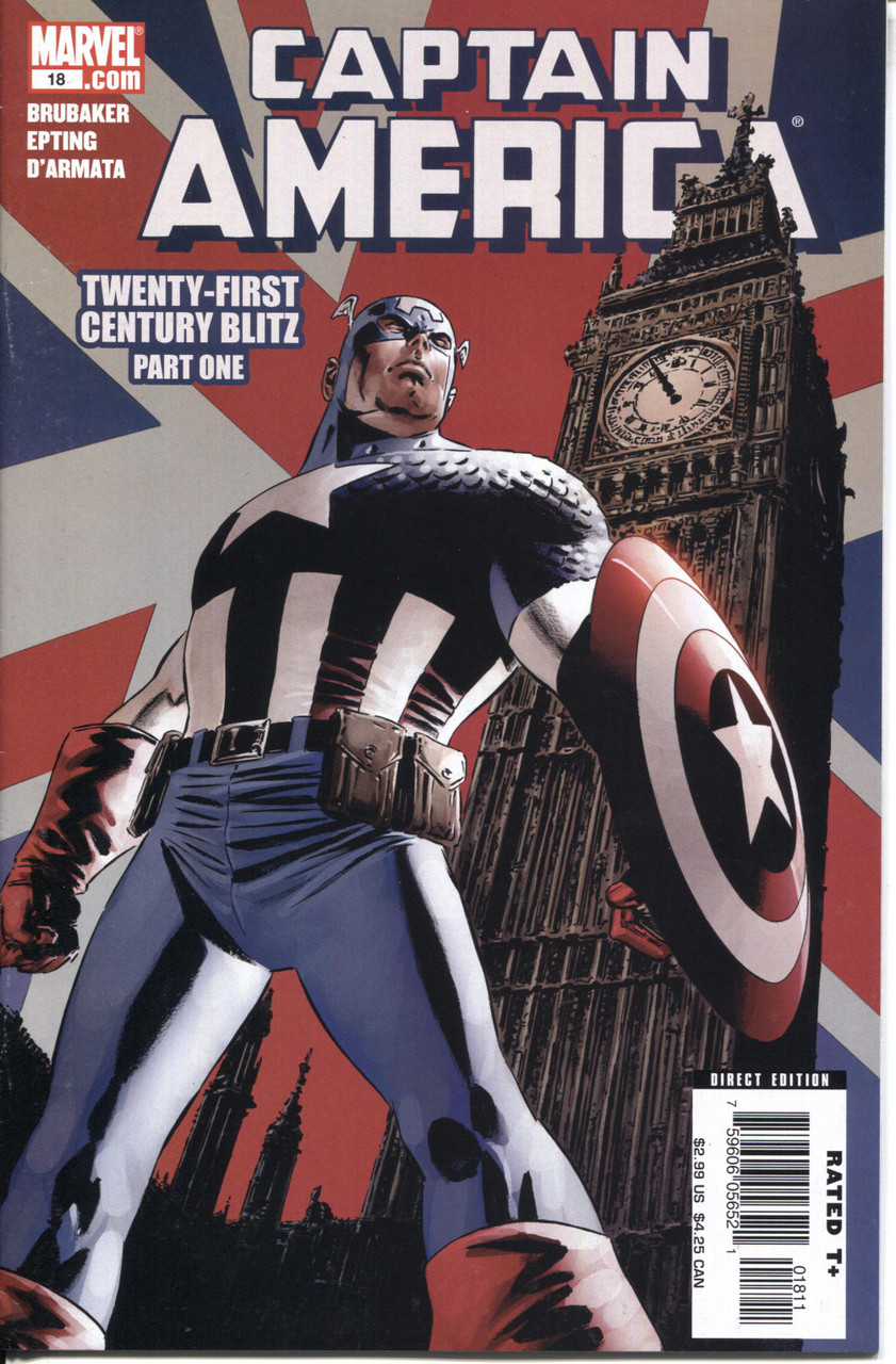 Captain America (2005 Series) #18 NM- 9.2