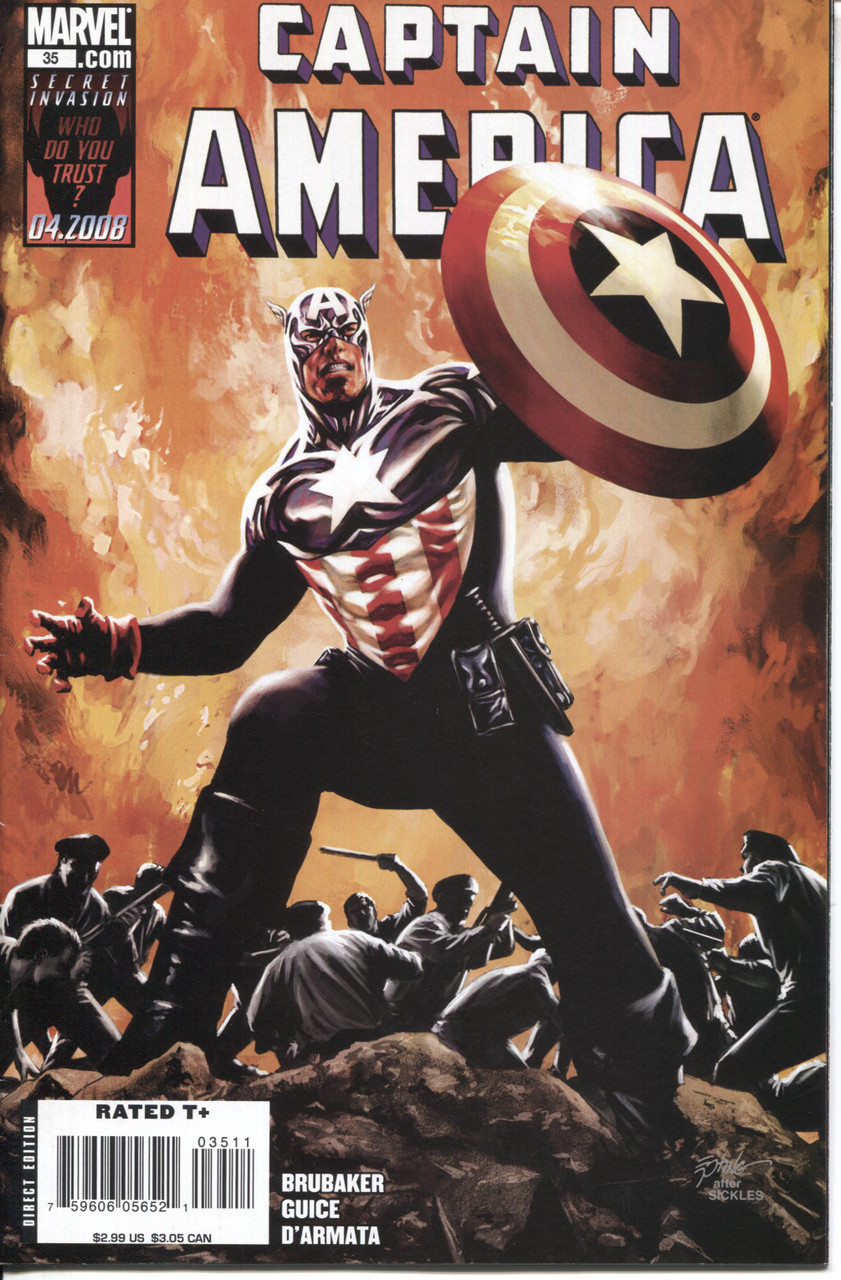 Captain America (2005 Series) #35 NM- 9.2