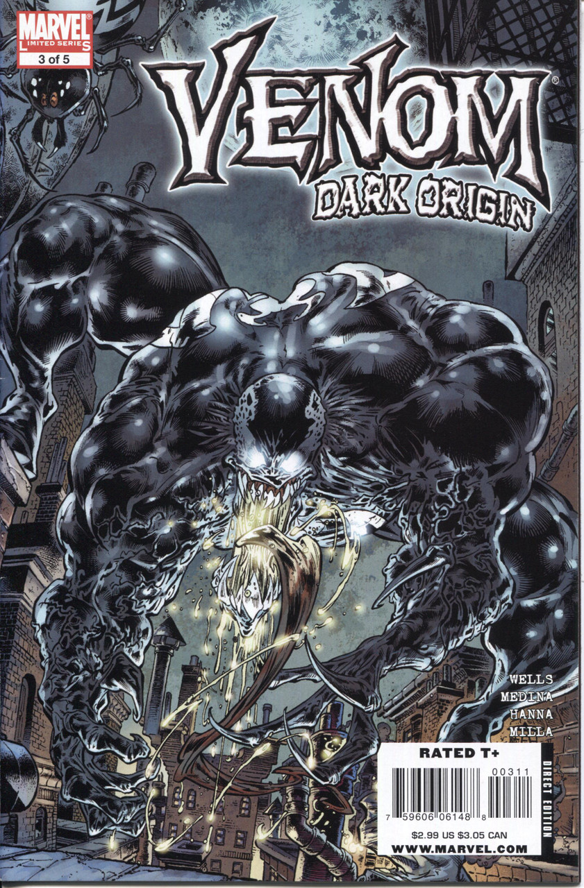 Venom Dark Origins (2008 Series) #3 A NM- 9.2