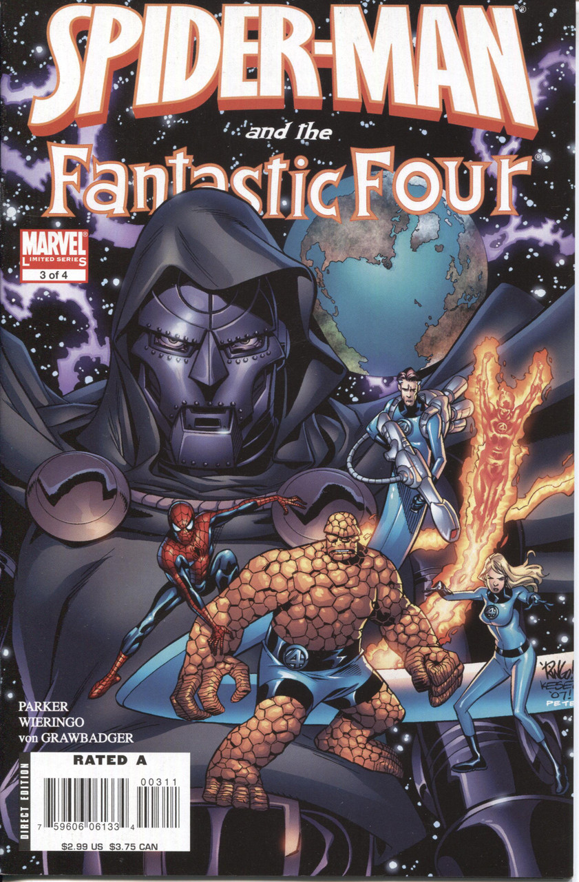 Spider-Man Fantastic Four (2007 Series) #3 NM- 9.2