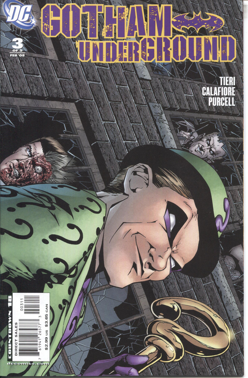 Gotham Underground (2007 Series) #3 NM- 9.2