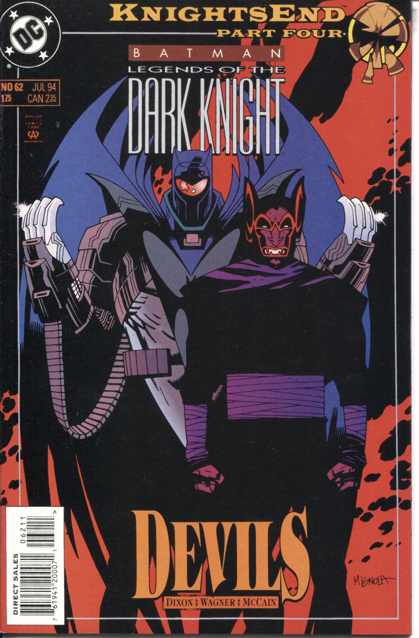 Batman Legend Dark Knight (1989 Series) #62 NM- 9.2