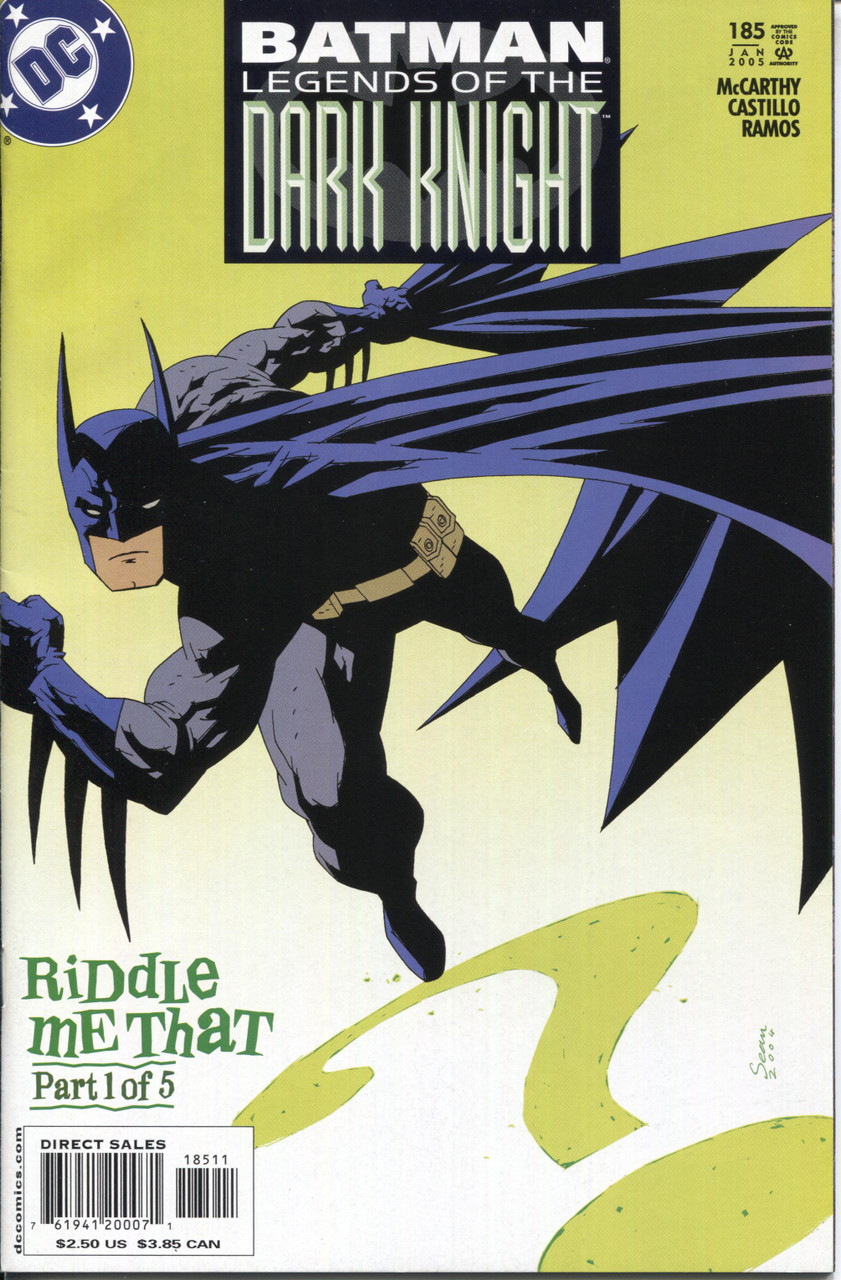 Batman Legend Dark Knight (1989 Series) #185 NM- 9.2