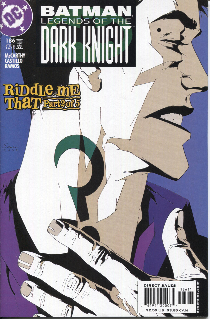 Batman Legend Dark Knight (1989 Series) #186 NM- 9.2