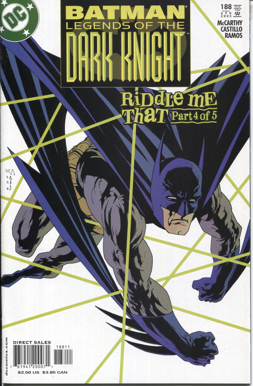 Batman Legend Dark Knight (1989 Series) #188 NM- 9.2