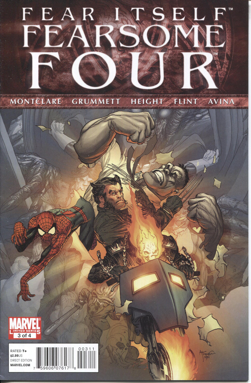 Fear Itself Fearsome Four (2011 Series) #3 NM- 9.2