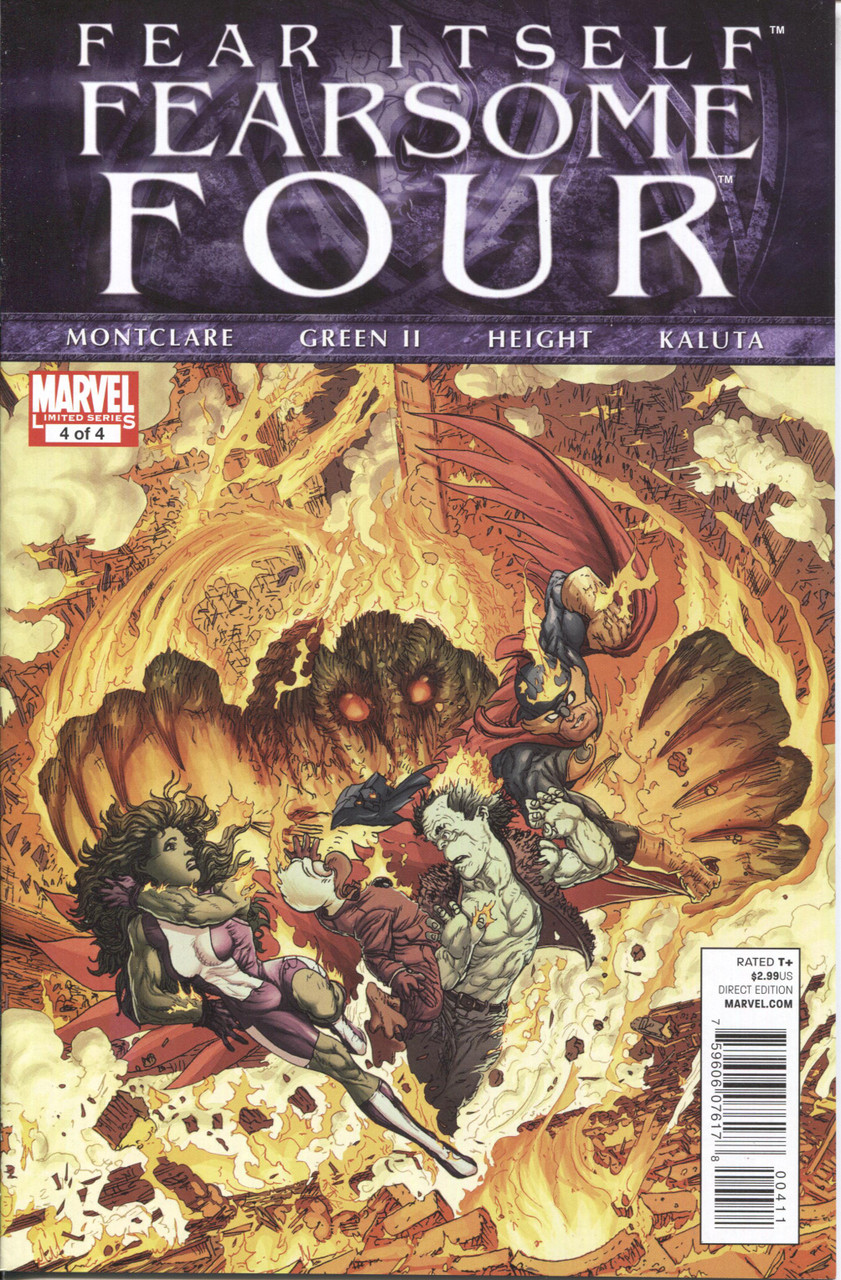 Fear Itself Fearsome Four (2011 Series) #4 NM- 9.2