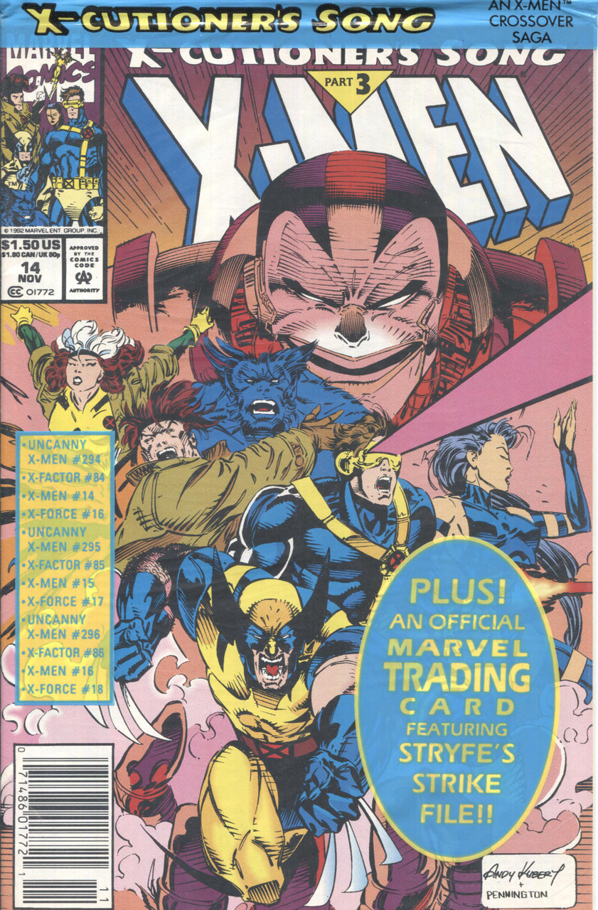 X-Men (1991 Series) #14 Bagged Newsstand NM- 9.2