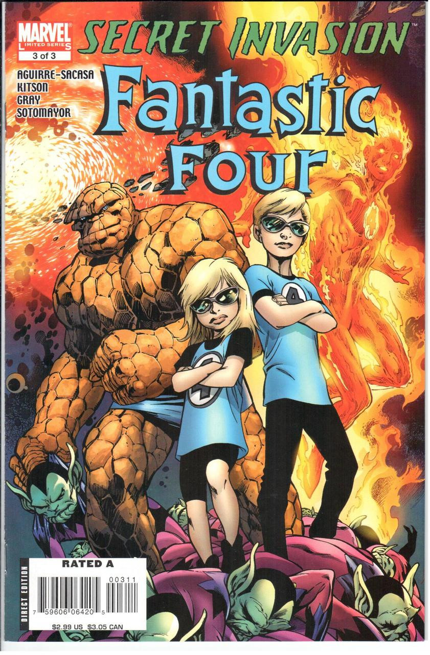 Secret Invasion Fantastic Four (2008) #3