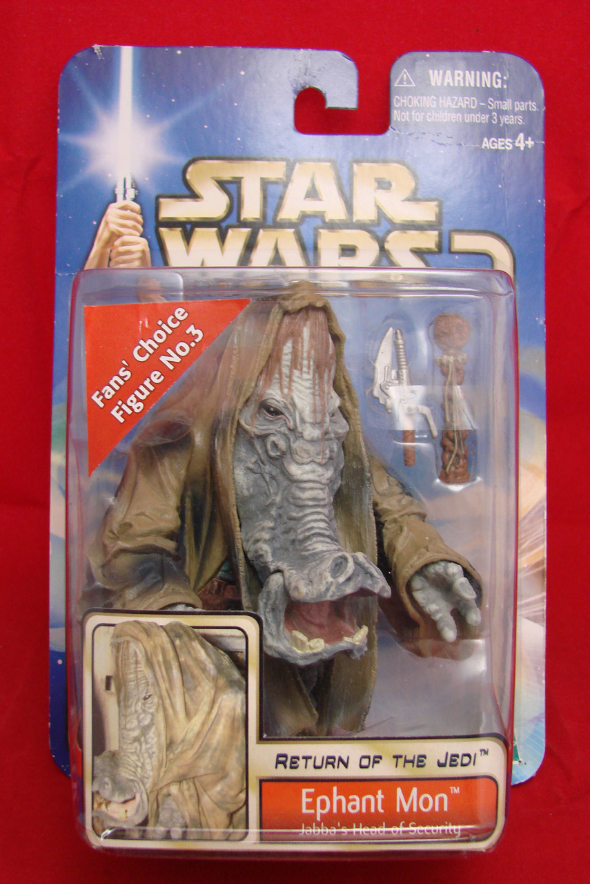 Star Wars Attack of the Clones AOTC 2002 #45 Ephant Mon Jabba's Head of Security