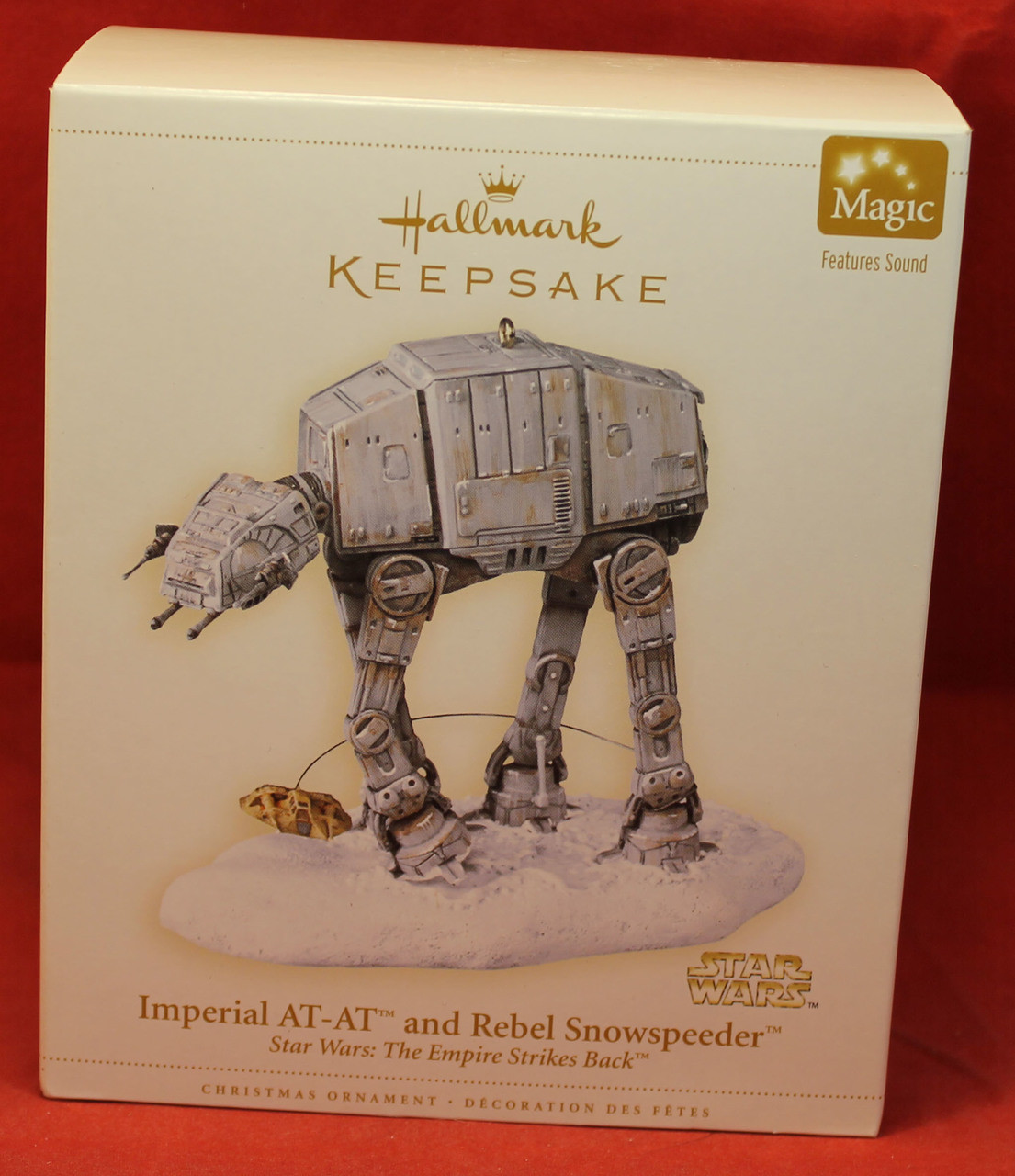 Star Wars Christmas Ornament - Imperial AT-AT Rebel Snowspeeder
