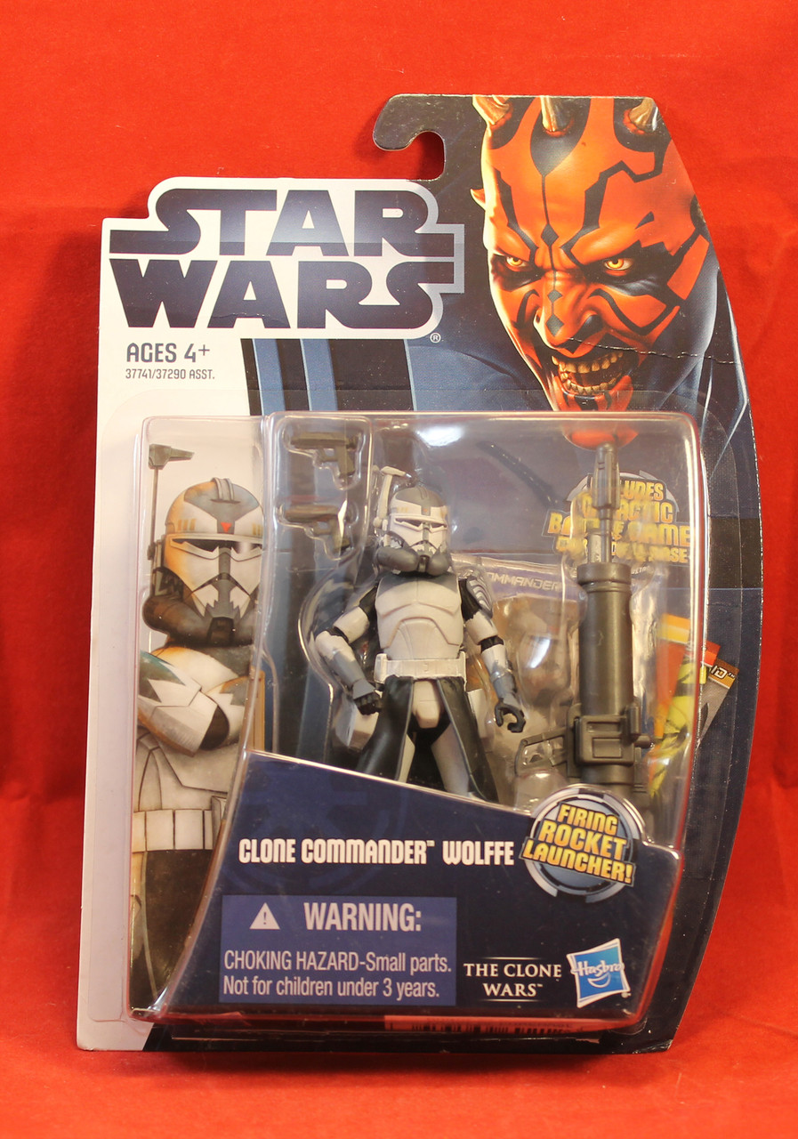 Star Wars Clone Wars 2012 Collection #CW17 Clone Commander Wolffe