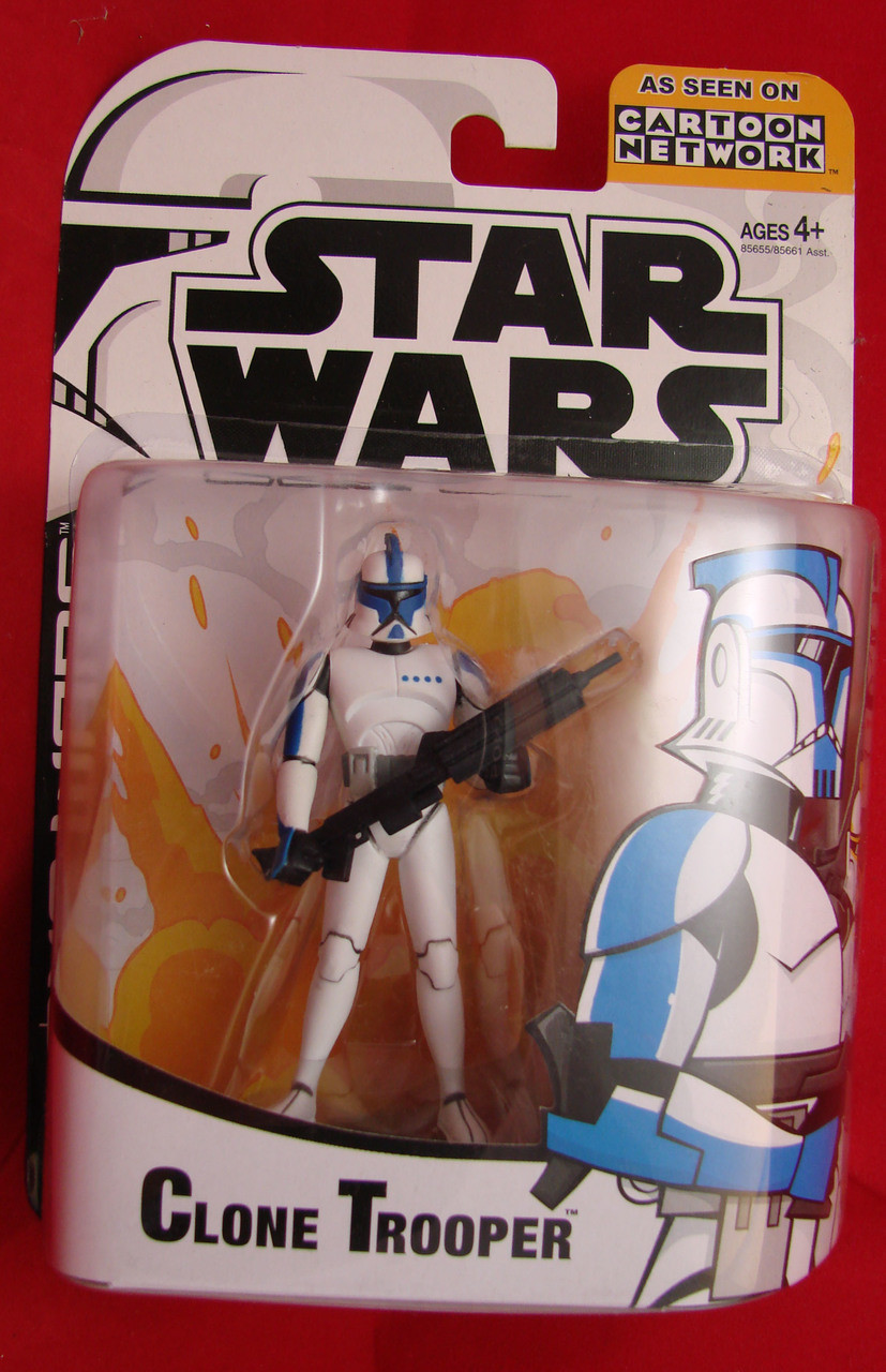 Star Wars Clone Wars Animated Clone Trooper Blue