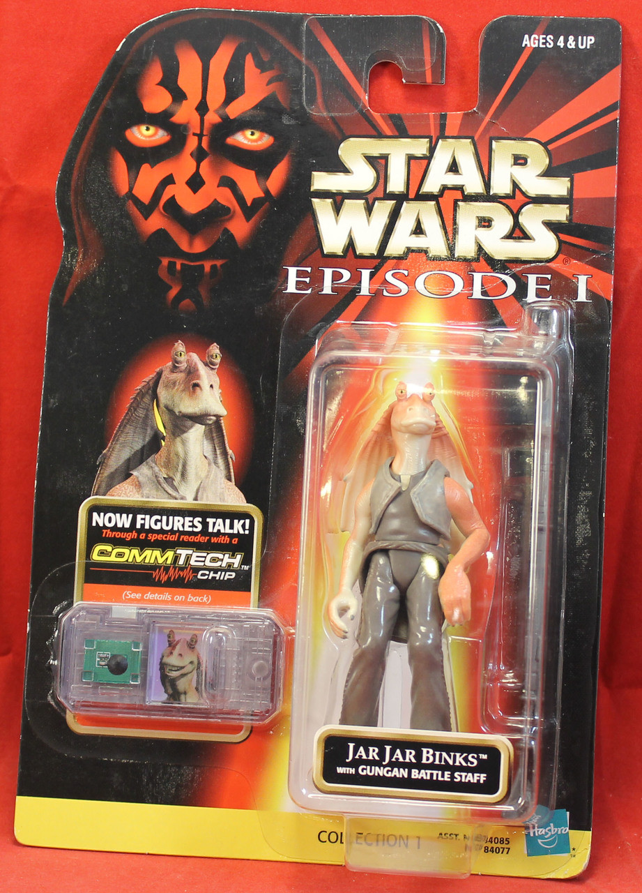 Star Wars Episode I 1 APM - Commtech - Jar Jar Binks Gungan Battle Staff