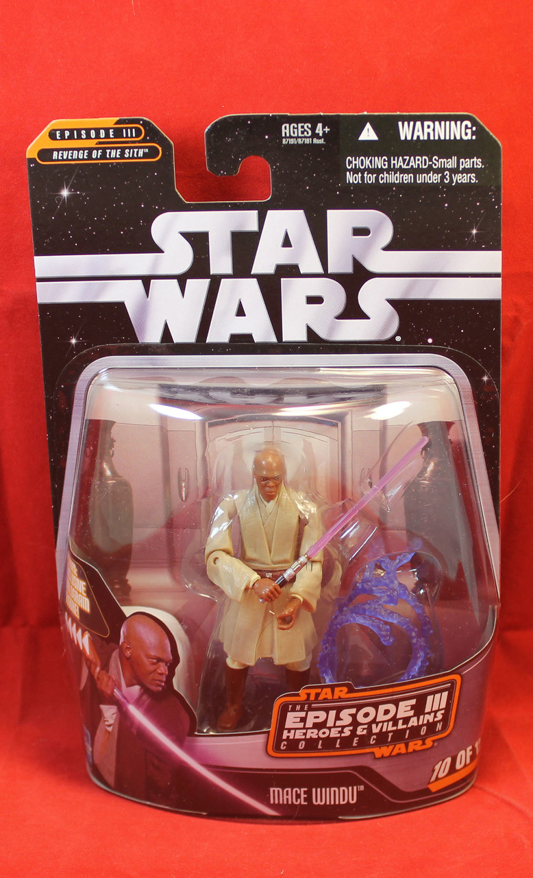 Star Wars Episode III Heroes & Villains Collection #10 of 12 Mace Windu