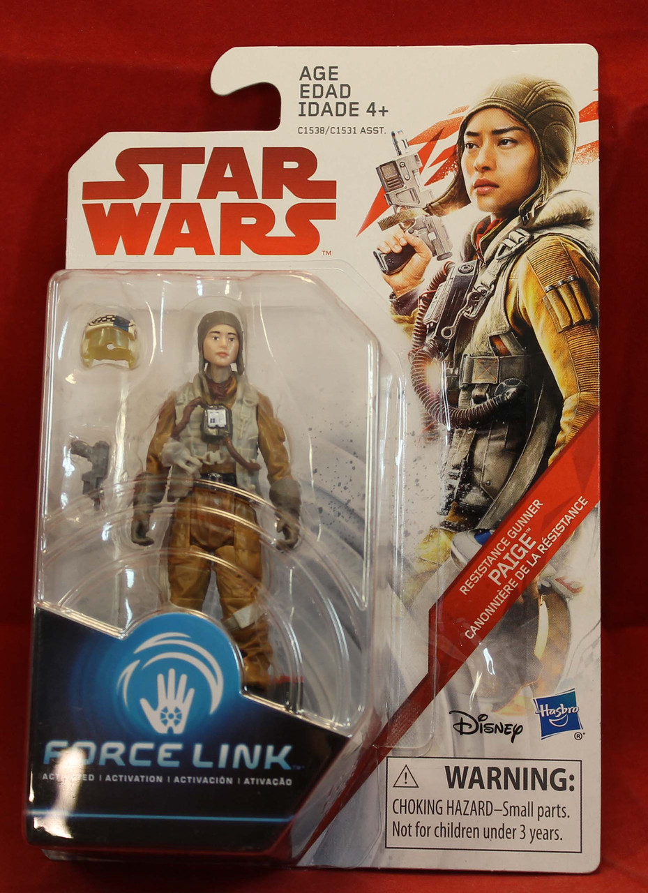 Star Wars Force Link 3.75" Action Figure - Paige Resistance Gunner