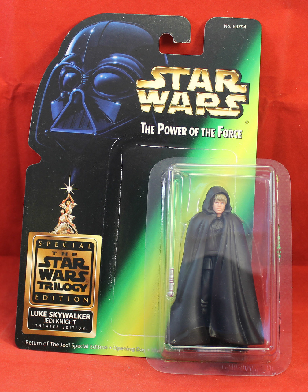 Star Wars Power of the Force POTF - Green Card - Theater Edition - Luke Skywalker