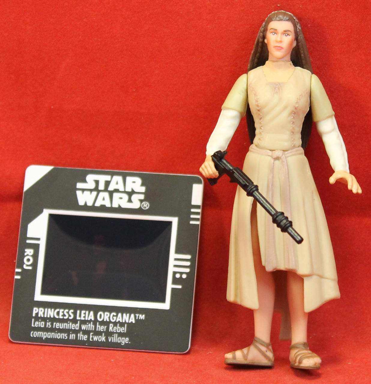 Star Wars Power of the Force POTF Freeze Frame - Loose - Ewok Leia