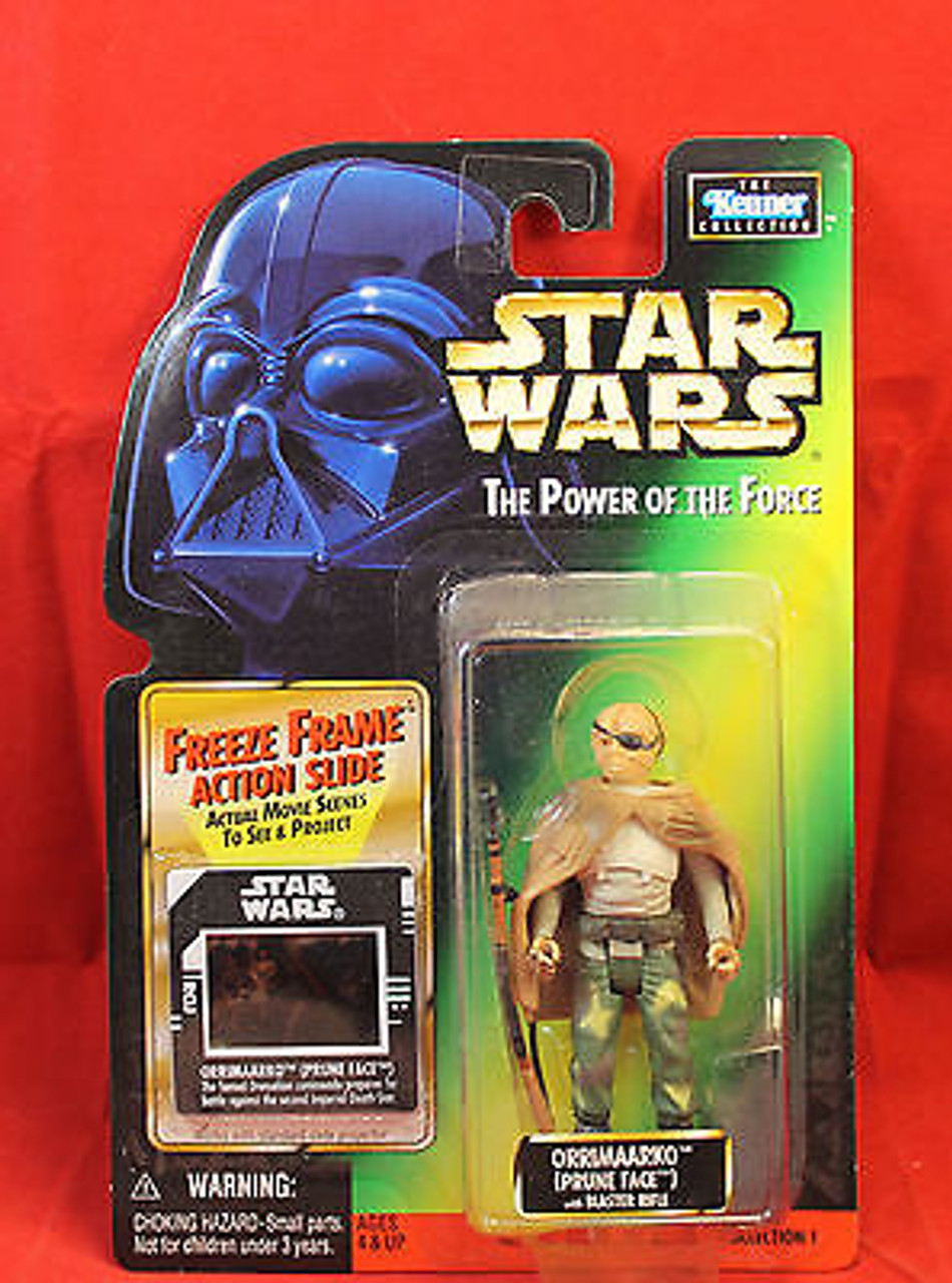 Star Wars Power of the Force POTF Freeze Frame Orrimaarko Prune Face