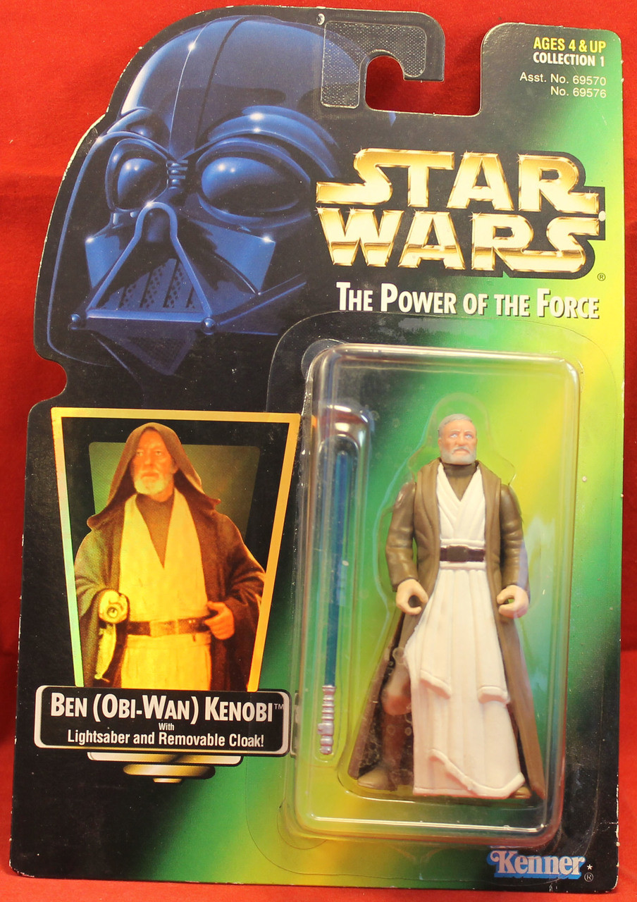 Star Wars Power of the Force POTF Green Card Ben Obi-Wan Kenobi .02