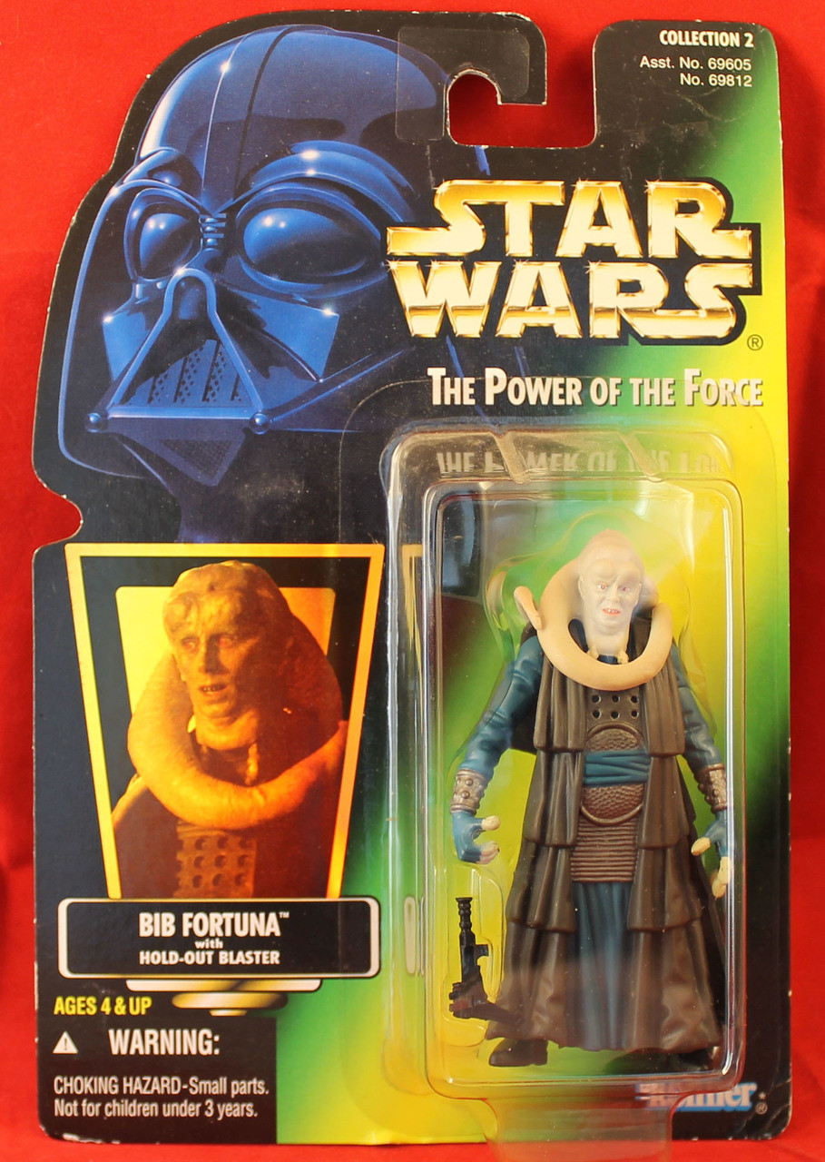 Star Wars Power of the Force POTF Green Card Bib Fortuna .01