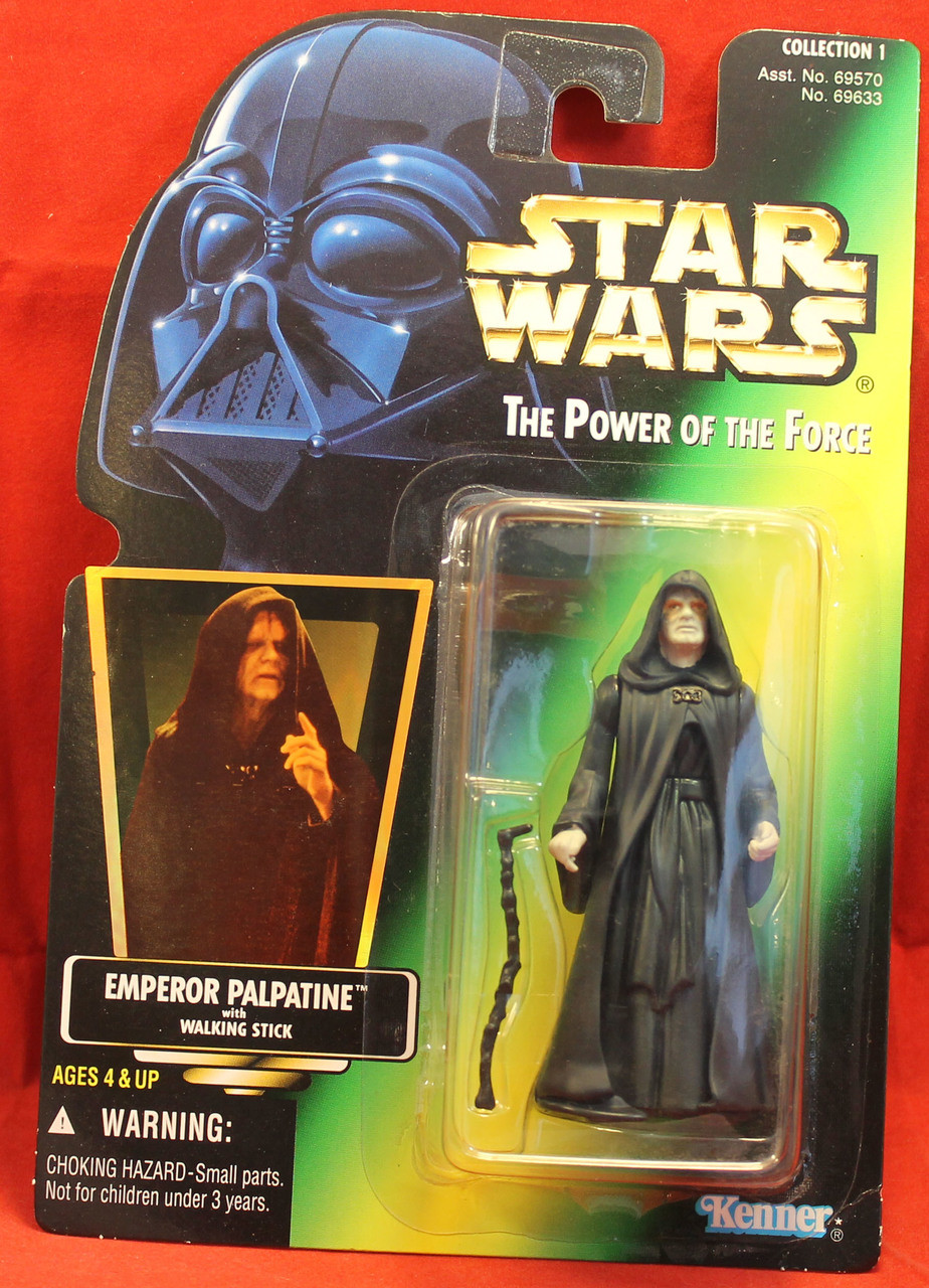 Star Wars Power of the Force POTF Green Card Emperor Palpatine .00