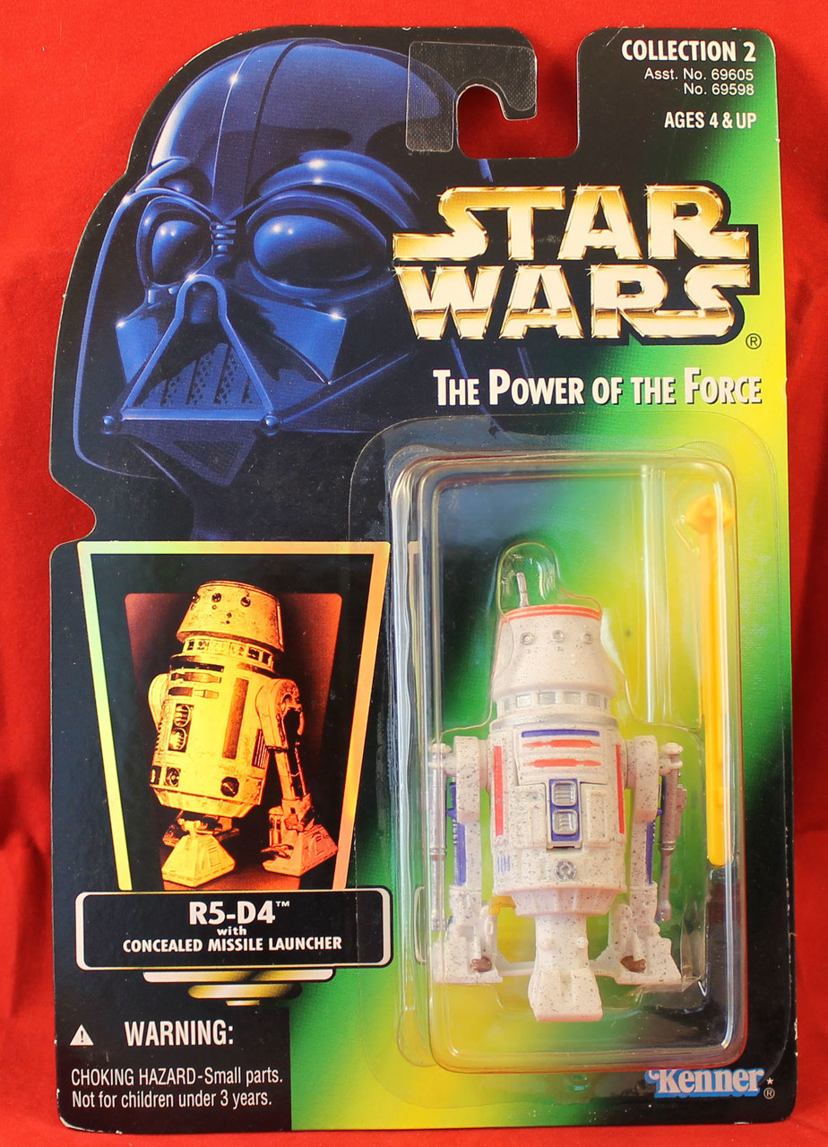 Star Wars Power of the Force POTF Green Card R5-D4 .01