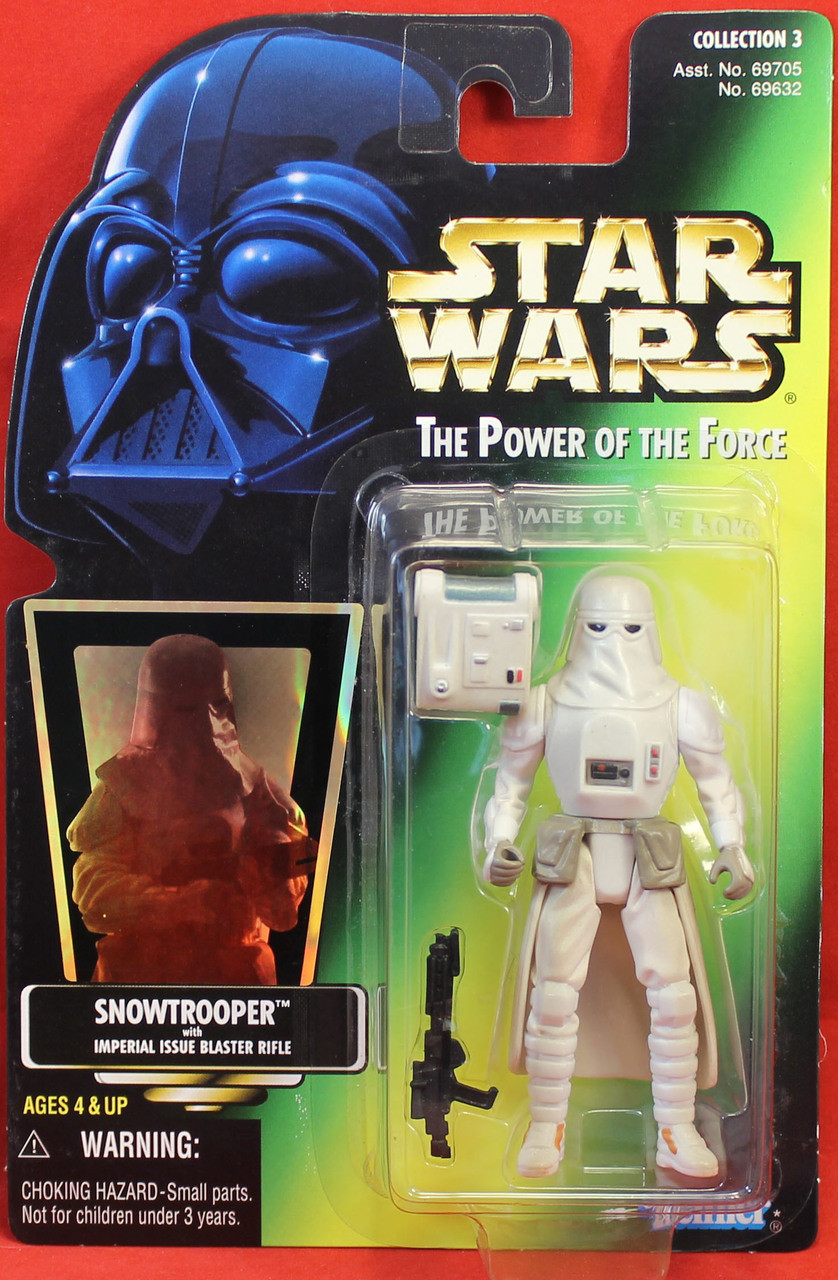Star Wars Power of the Force POTF Green Card Snowtrooper .00