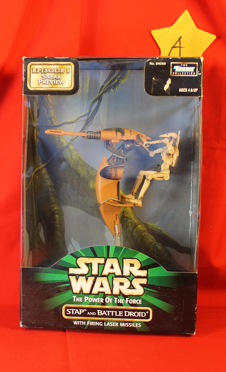 Star Wars Power of the Force POTF STAP & Battle Droid -A