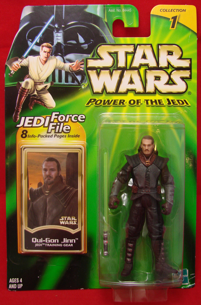 Star Wars Power of the Jedi POTJ Qui-Gon Jinn Jedi Training Gear