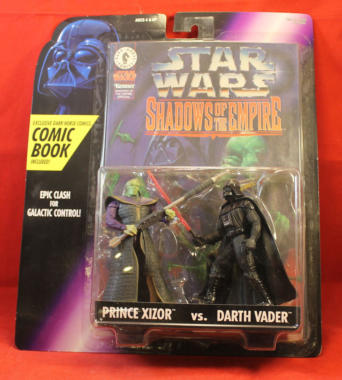 Star Wars Shadow of the Empire Prince Xizor Darth Vader Comic Book Pack