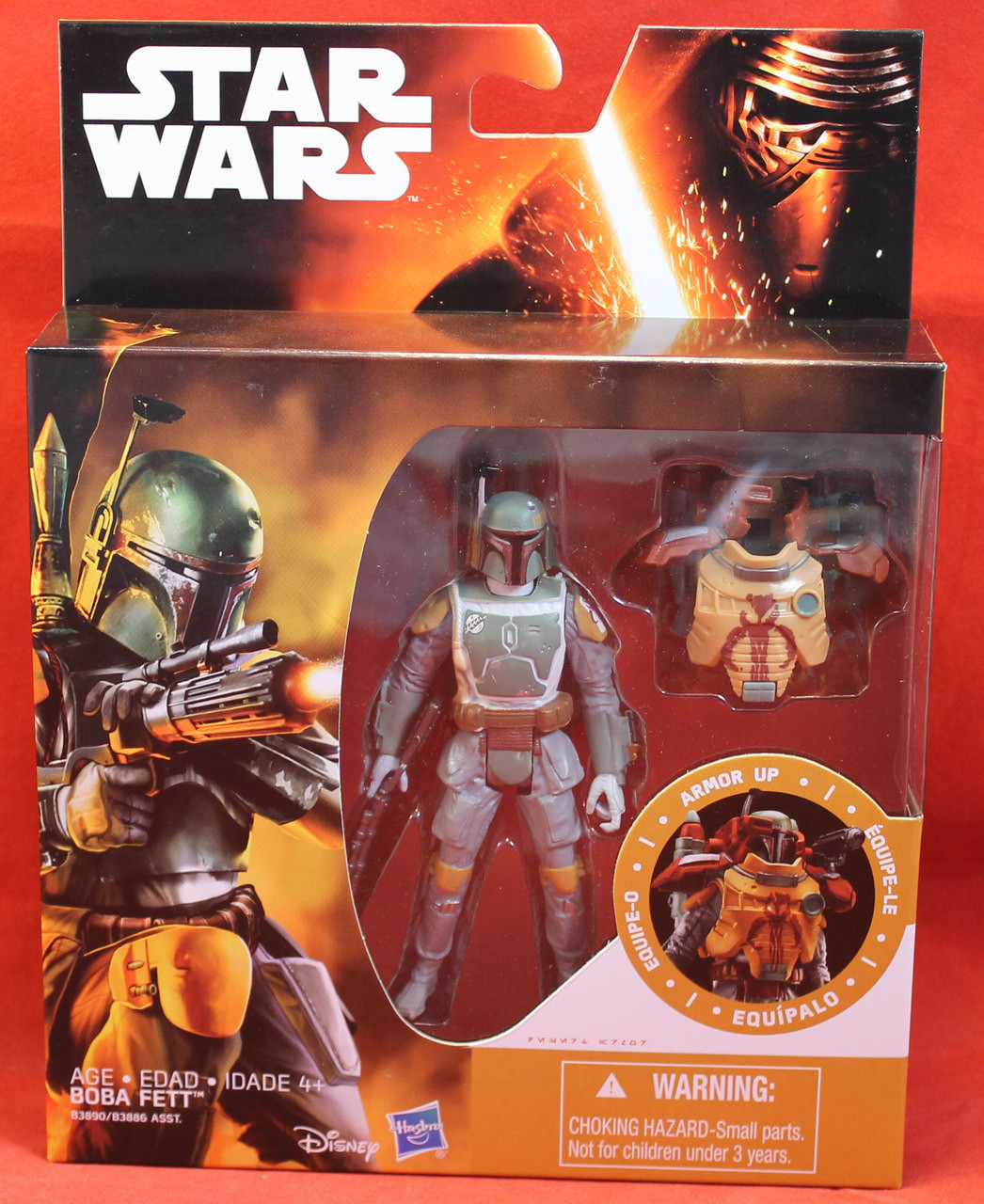 Star Wars TFA The Force Awakens Armor Up 3.75" Boba Fett