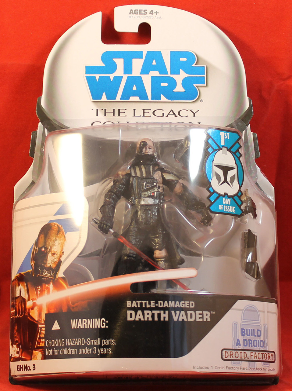 Star Wars The Legacy Collection BD #GH 3 Battle Damaged Darth Vader