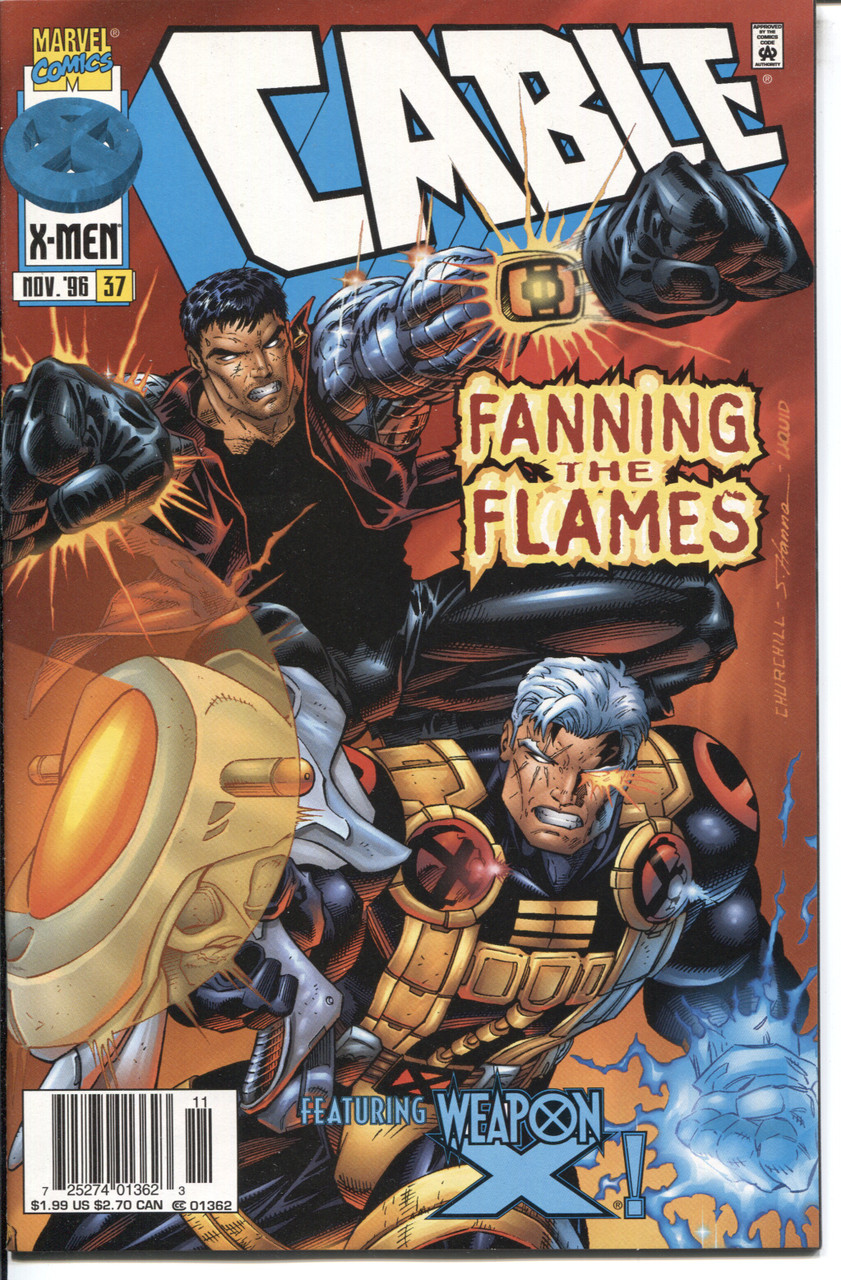 Cable (1993 Series) #37 Newsstand NM- 9.2