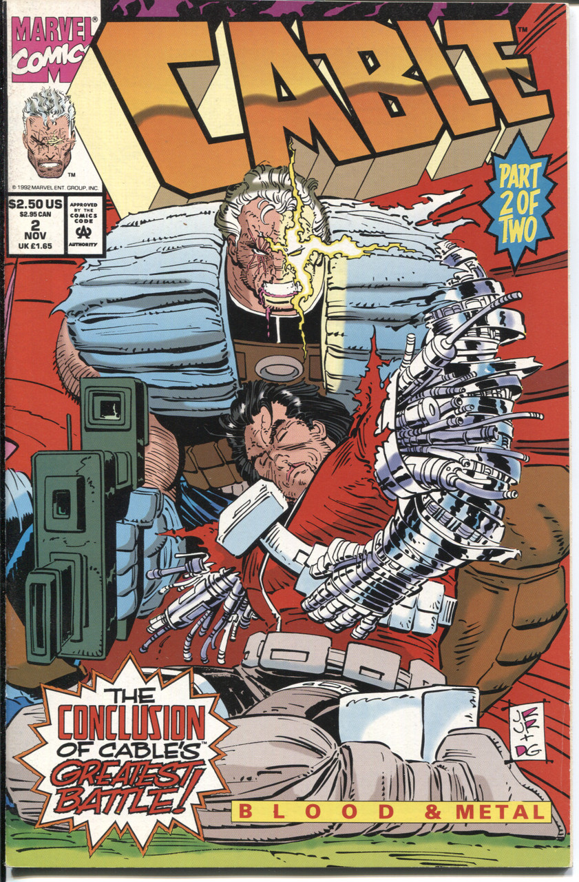 Cable Blood & Metal (1992 Series) #2 NM- 9.2