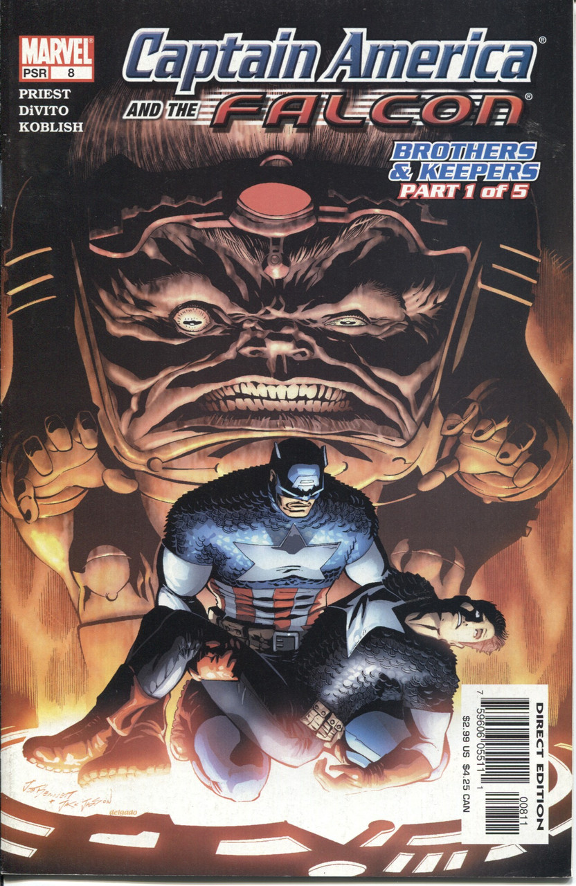 Captain America & The Falcon (2004 Series) #8 NM- 9.2