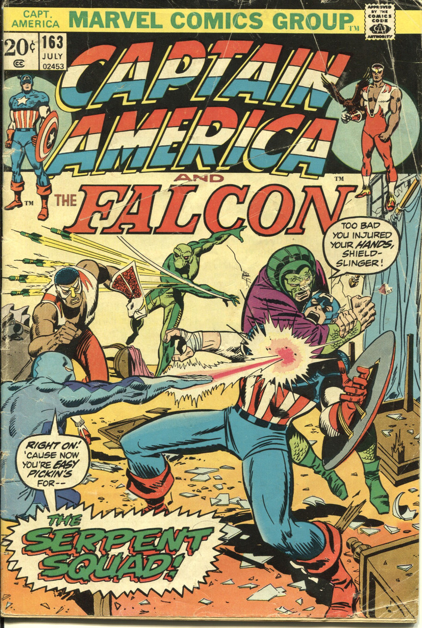 Captain America (1968 Series) #163 VG- 3.5
