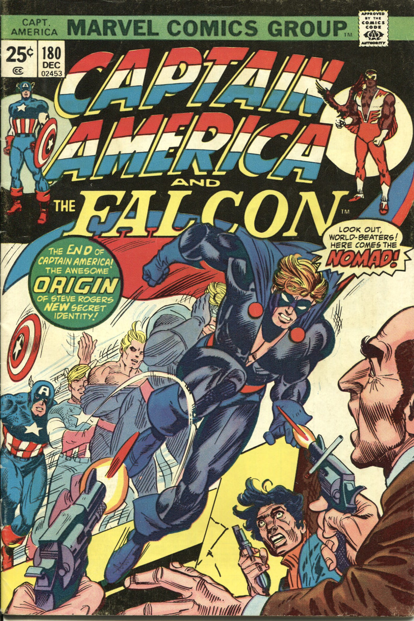 Captain America (1968 Series) #180 FN- 5.5