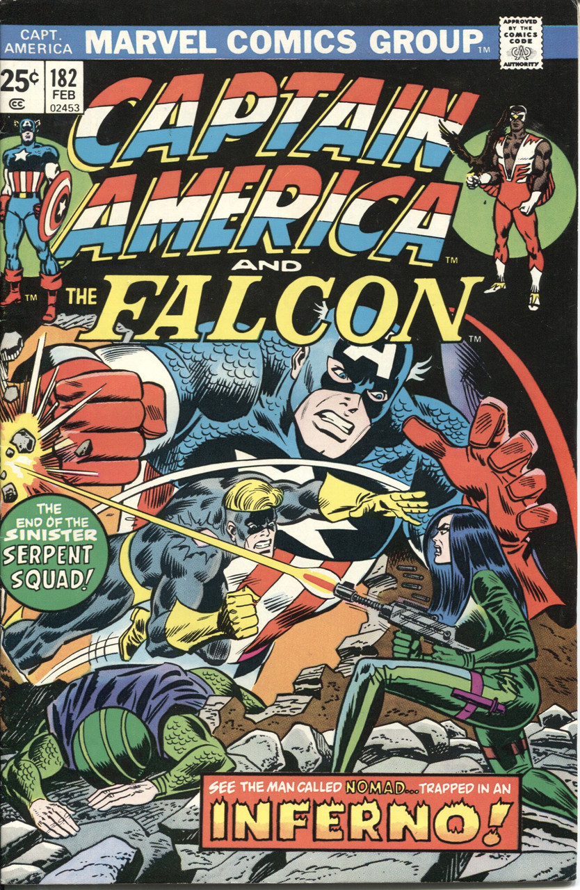 Captain America (1968 Series) #182 VF+ 8.5