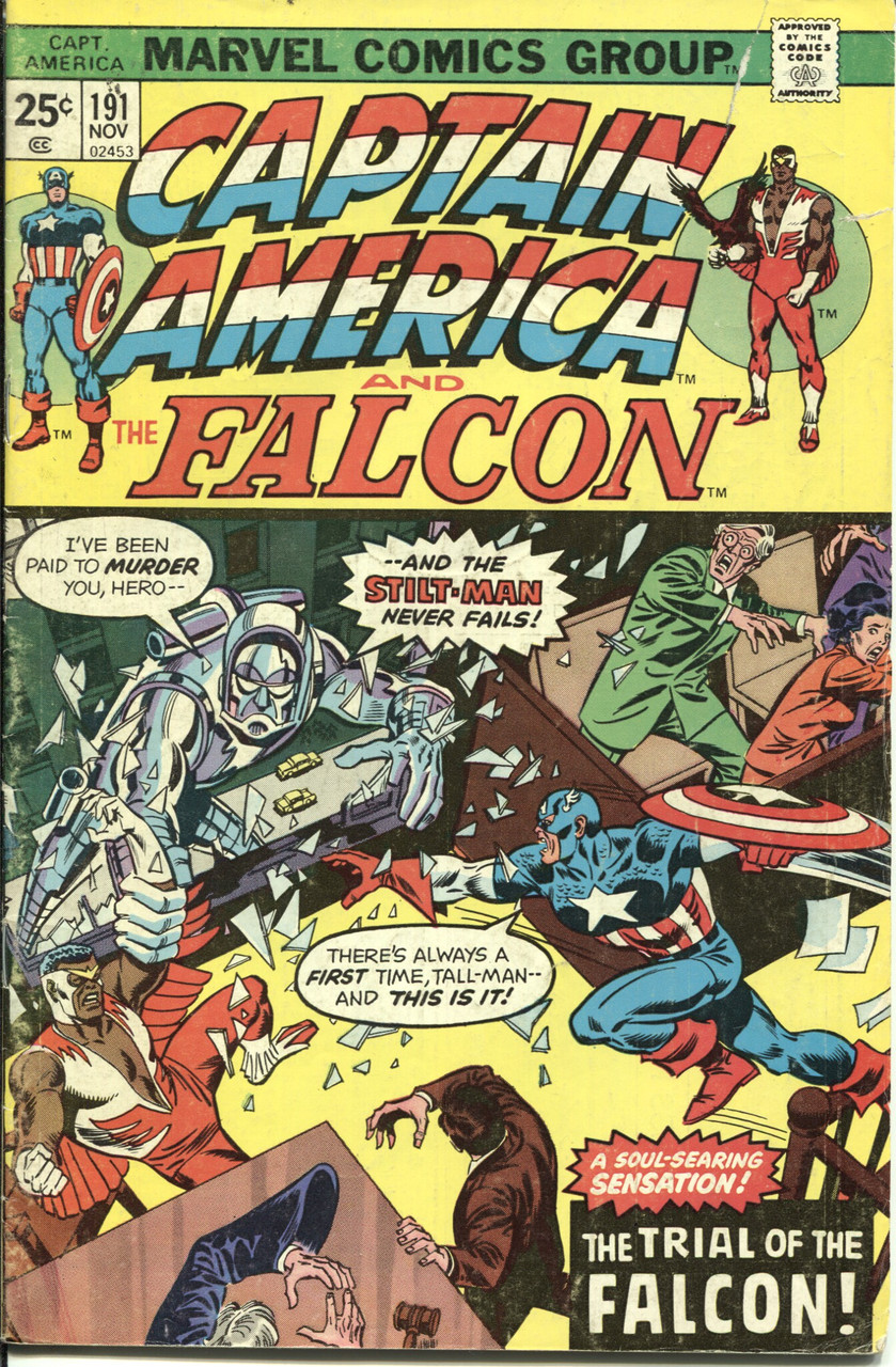 Captain America (1968 Series) #191 VG- 3.5