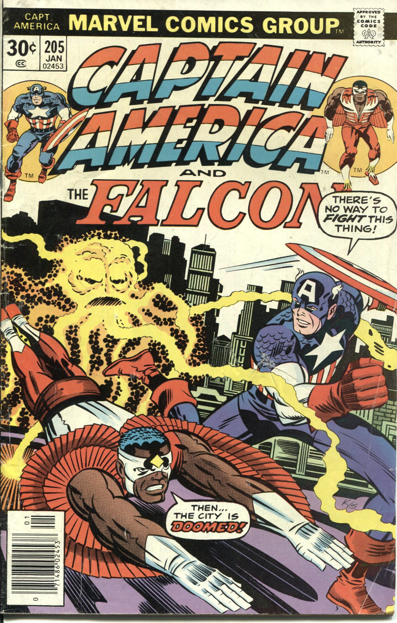 Captain America (1968 Series) #205 Newsstand VG/FN 5.0