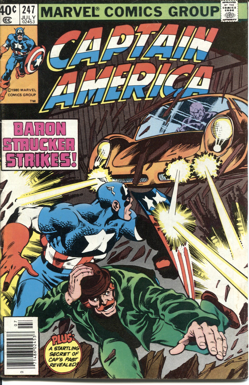 Captain America (1968 Series) #247 Newsstand FN/VF 7.0
