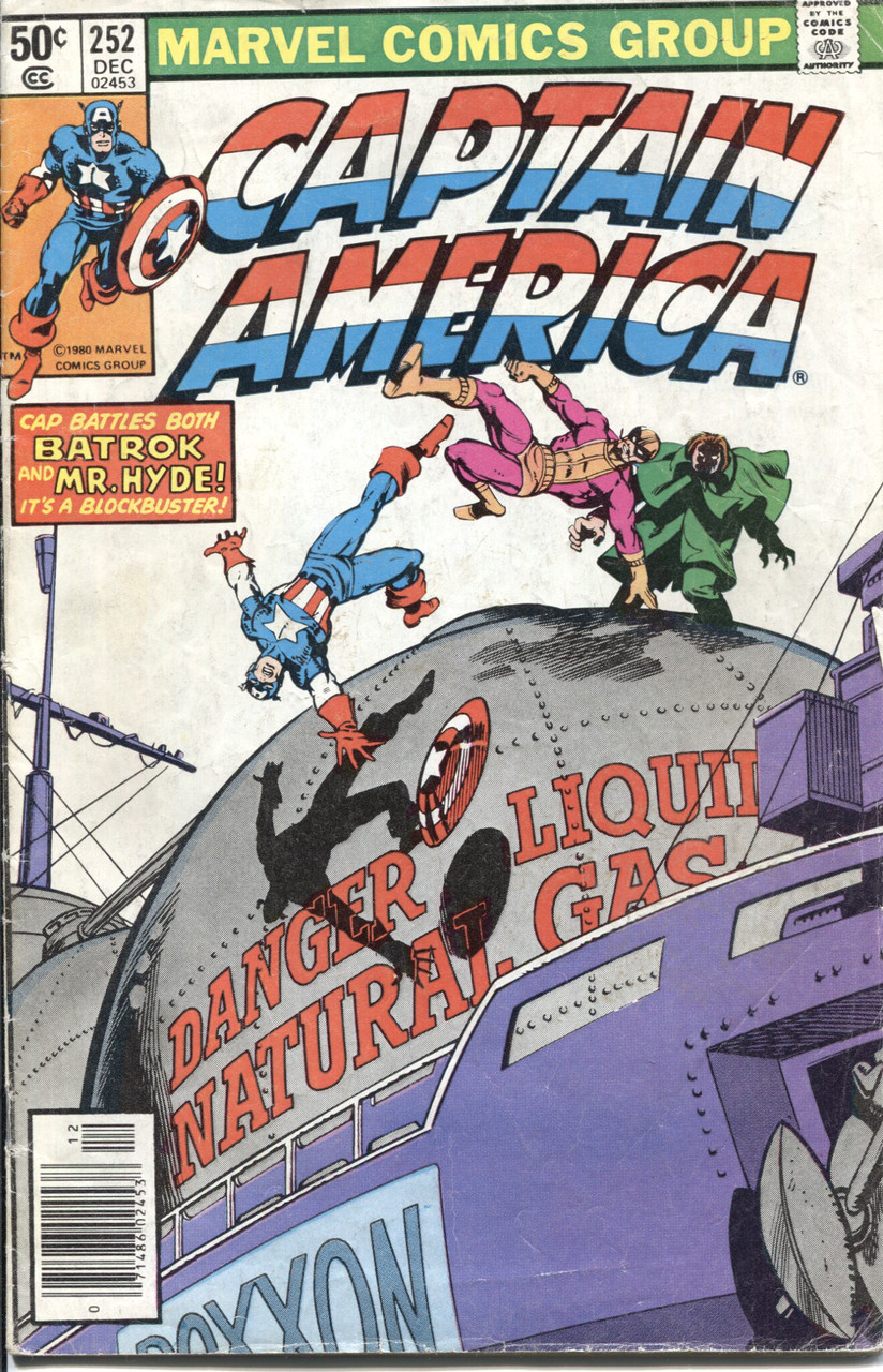 Captain America (1968 Series) #252 Newsstand VG- 3.5