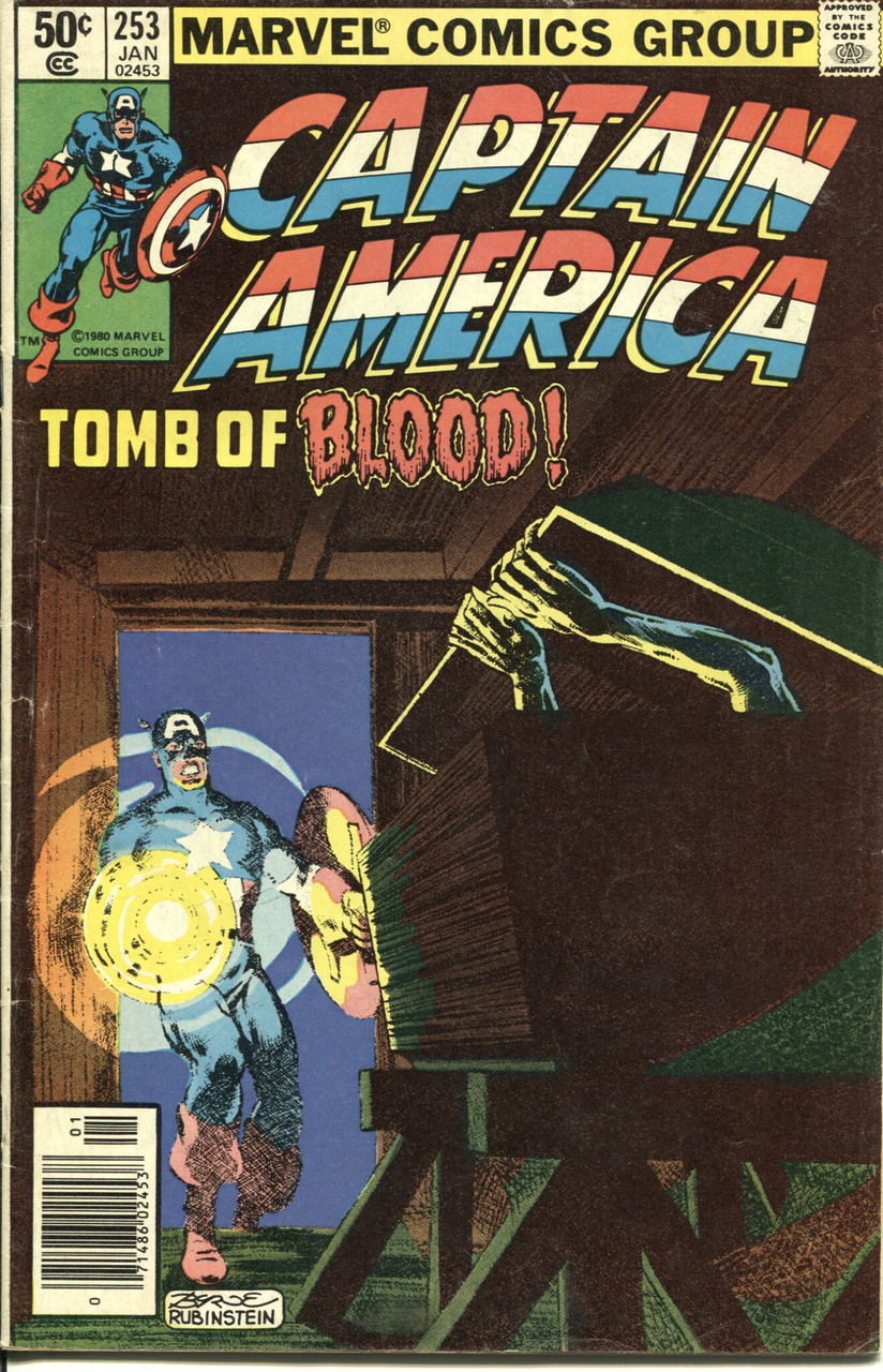 Captain America (1968 Series) #253 Newsstand VG+ 4.5