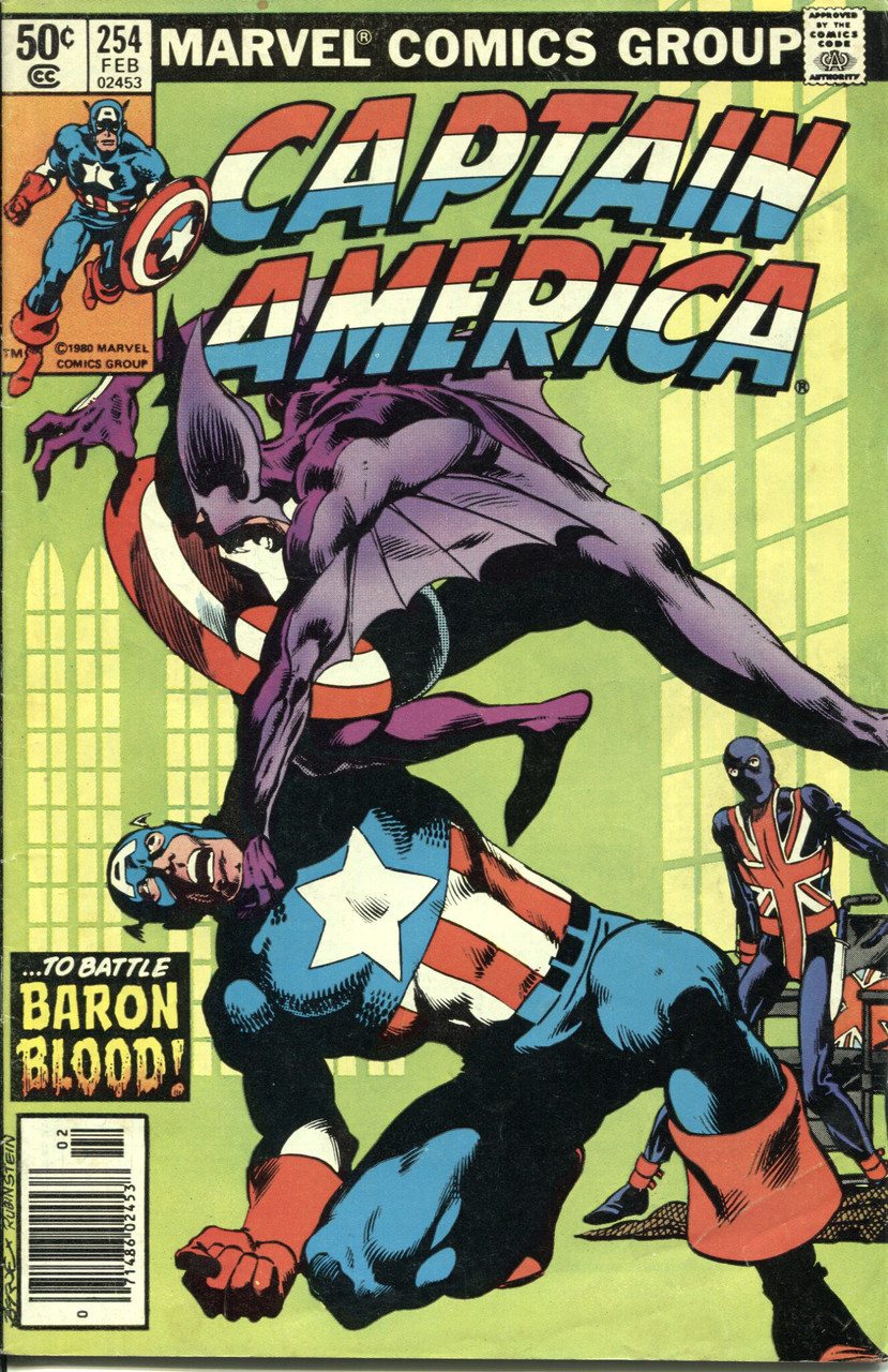 Captain America (1968 Series) #254 Newsstand VG/FN 5.0