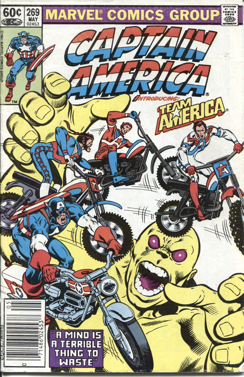 Captain America (1968 Series) #269 Newsstand VG+ 4.5
