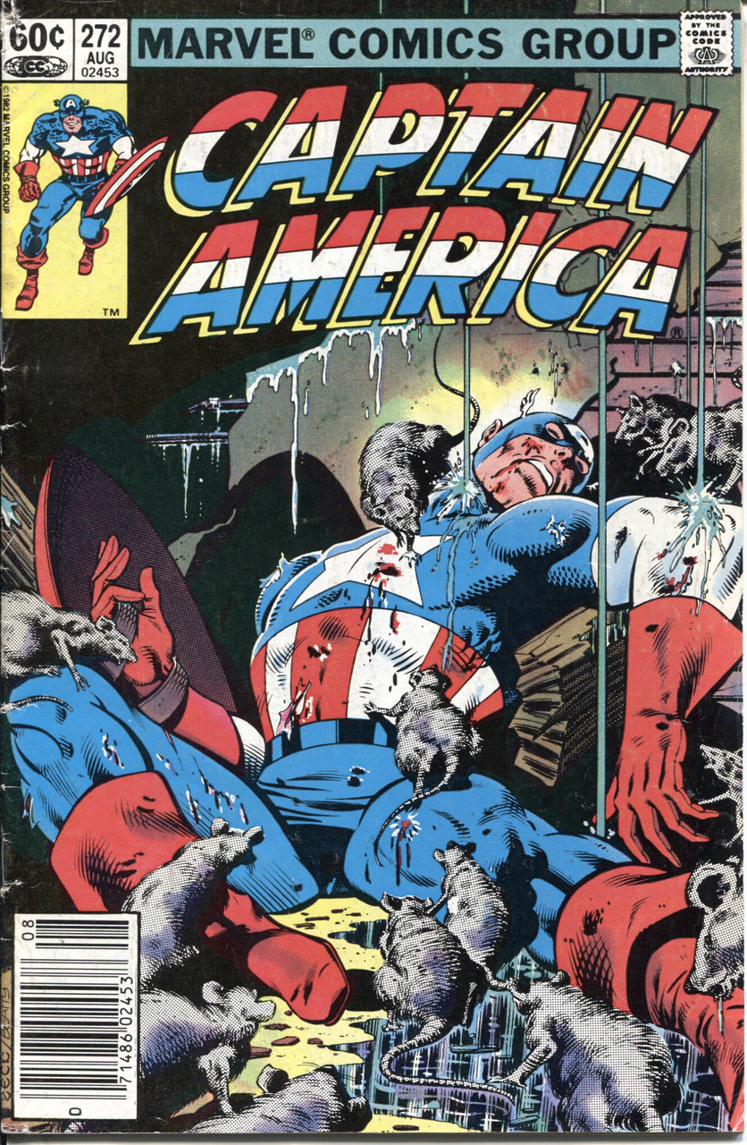 Captain America (1968 Series) #272 Newsstand VG- 3.5