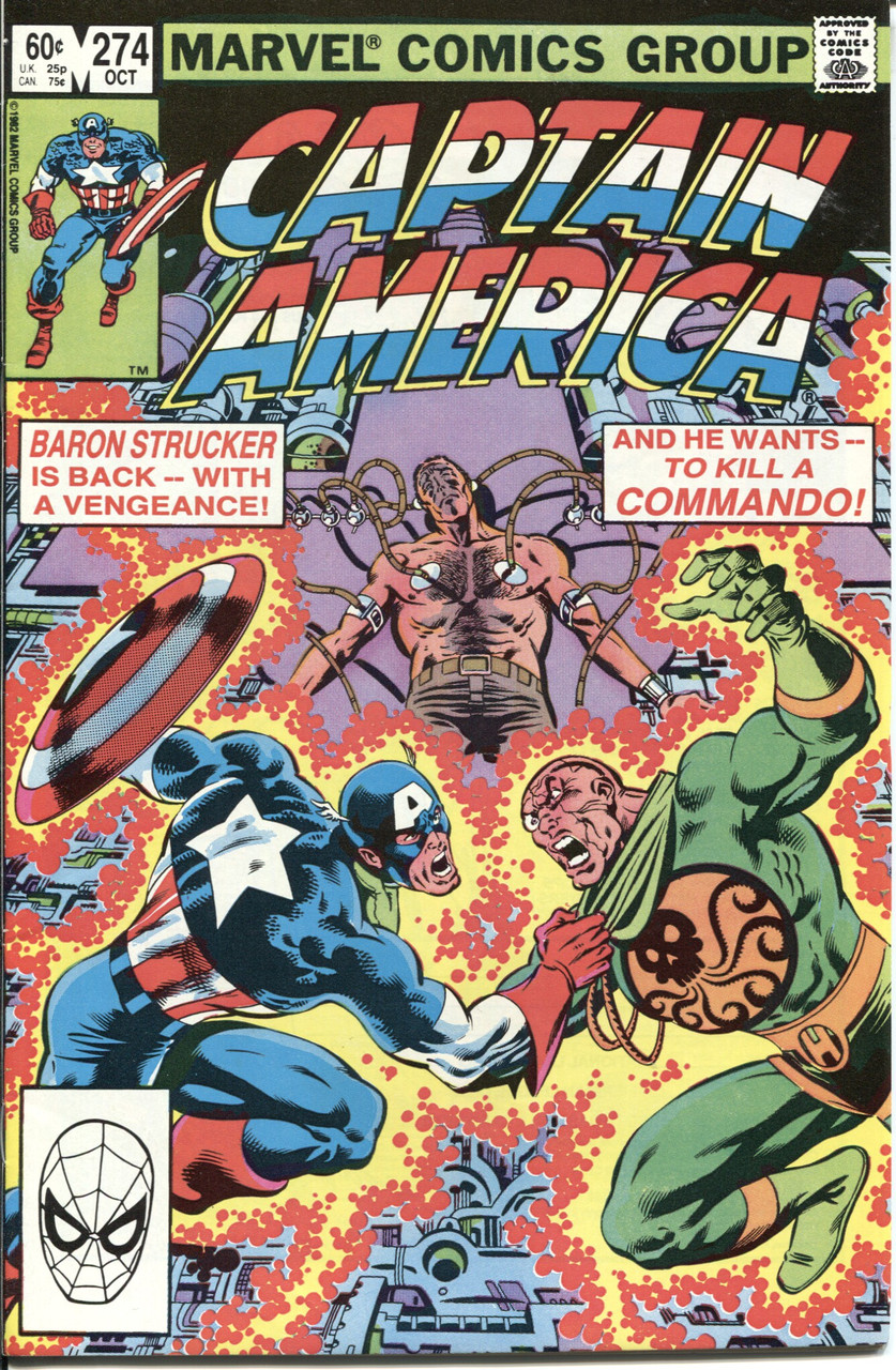 Captain America (1968 Series) #274 NM- 9.2