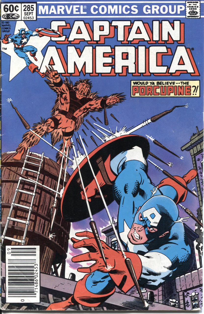 Captain America (1968 Series) #285 Newsstand VG+ 4.5