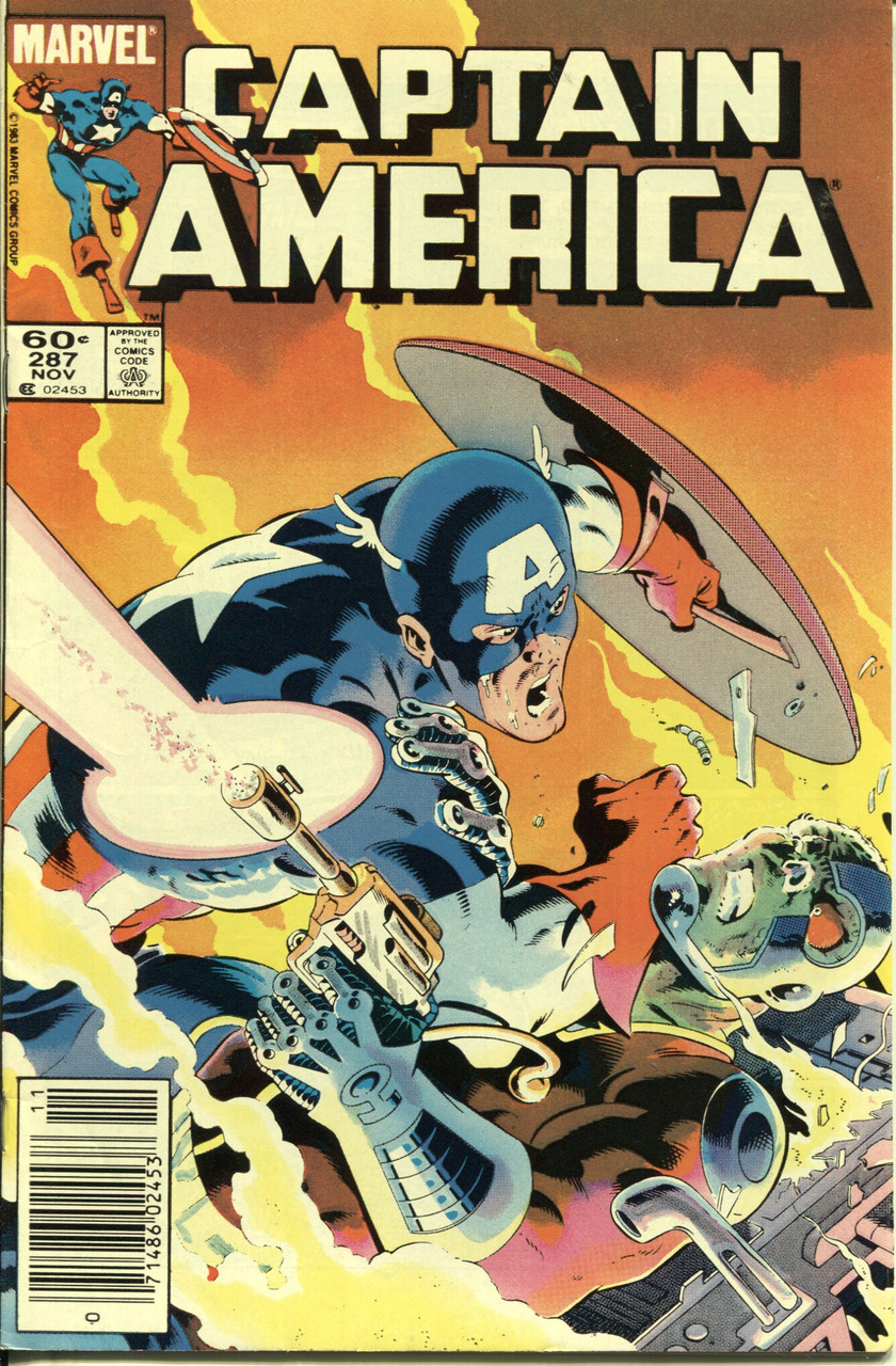 Captain America (1968 Series) #287 Newsstand NM- 9.2